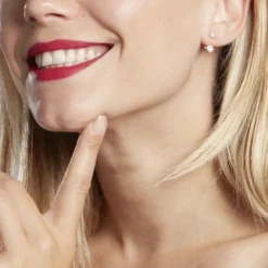 Bijoux D'oreilles Layana Argent Blanc Oxyde De Zirconium