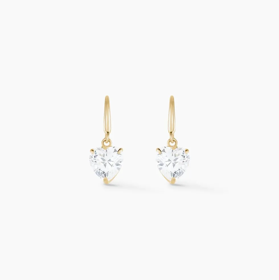Boucles D'oreilles Djimmy Or Jaune Oxyde