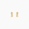 Boucles D'oreilles Izefia Rondes Or Jaune Oxyde De Zirconium
