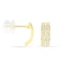 Boucles D'oreilles Jacobee Rondes Or Jaune Oxyde De Zirconium