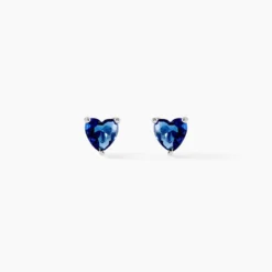 Boucles D'oreilles Kelvyn Argent Blanc Oxyde