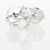 Boucles D'oreilles Or Blanc Victoria Puces Diamants