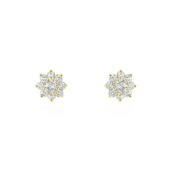 Boucles D'oreilles Or Jaune Darice Oxydes