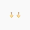 Boucles D'oreilles Pendantes Or Jaune Marie Lou Oxyde De Zirconium