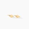 Boucles D'oreilles Pendantes France-marie Coeur Or Jaune