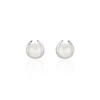 Boucles D'oreilles Pendantes Saori Argent Blanc Perle De Culture