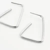 Boucles D'oreilles Pendantes Argent Blanc Timothea