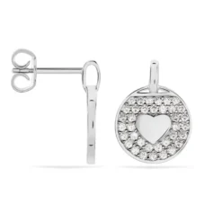 Boucles D'oreilles Pendantes Merone Vagues Or Jaune