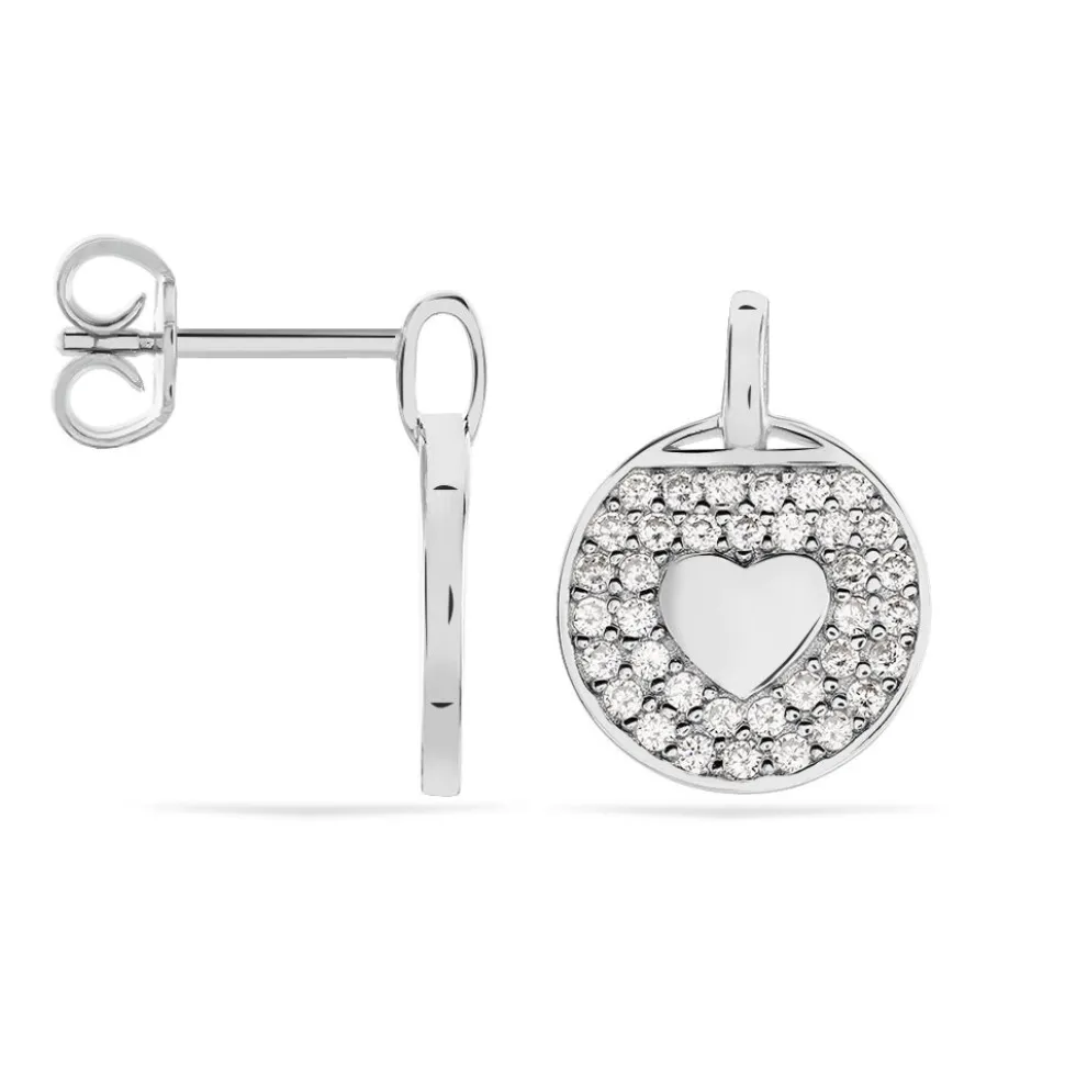 Boucles D'oreilles Pendantes Merone Vagues Or Jaune