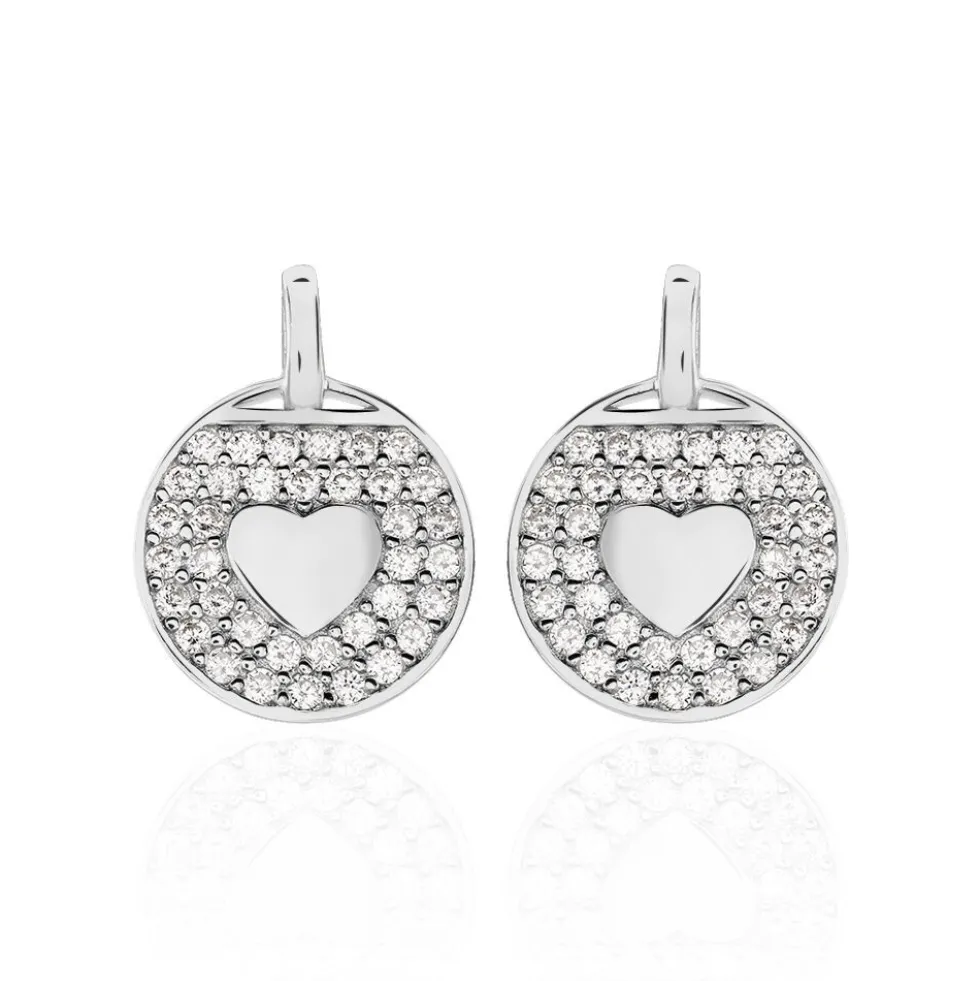 Boucles D'oreilles Pendantes Merone Vagues Or Jaune