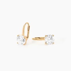 Boucles D'oreilles Pendantes Brooks Or Jaune