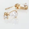 Boucles D'oreilles Pendantes Naellya Plaqué Or Oxyde De Zirconium