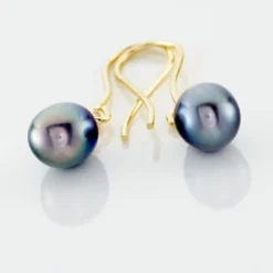 Boucles D'oreilles Pendantes Argent Blanc Stieg