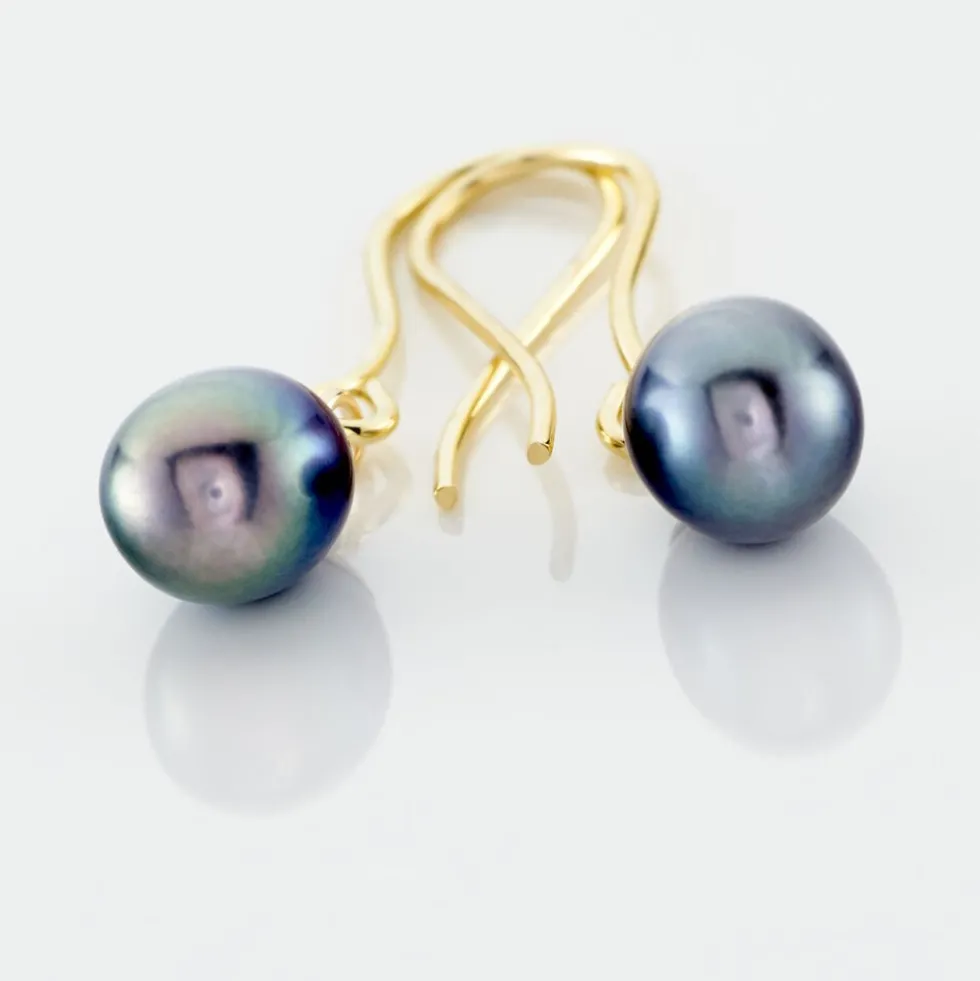 Boucles D'oreilles Pendantes Argent Blanc Stieg