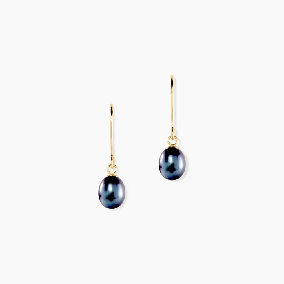 Boucles D'oreilles Pendantes Argent Blanc Stieg