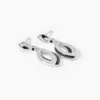 Boucles D'oreilles Pendantes Liv Argent Blanc Oxyde De Zirconium