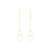 Boucles D'oreilles Pendantes Leonetta Or Jaune