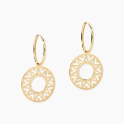 Boucles D'oreilles Pendantes Florent Or Jaune