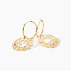 Boucles D'oreilles Pendantes Florent Or Jaune