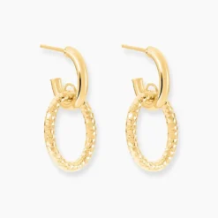 Boucles D'Oreilles Pendantes Chafik Or Jaune