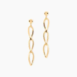 Boucles D'oreilles Pendantes Lianetta Or Jaune