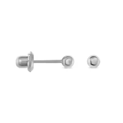 Boucles D'oreilles Prothèse Or Blanc