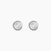 Boucles D'oreilles Puces Anaissa Argent Blanc Oxyde De Zirconium
