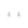 Boucles D'oreilles Puces Anaru Argent Blanc Oxyde De Zirconium