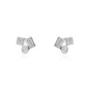 Boucles D'oreilles Puces Argent Duredle Oxydes De Zirconium