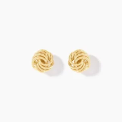 Boucles D'Oreilles Puces Ayishah Or Jaune