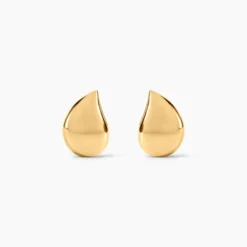 Boucles D'Oreilles Puces Aziz Or Jaune