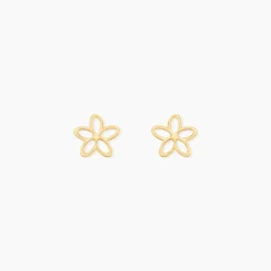 Boucles D'Oreilles Puces Barbie Or Jaune