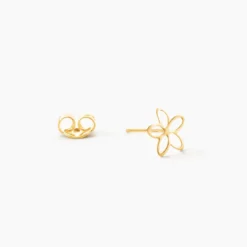 Boucles D'Oreilles Puces Barbie Or Jaune