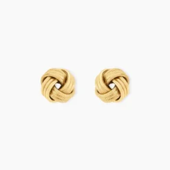 Boucles D'Oreilles Puces Bastiaan Or Jaune
