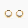 Boucles D'oreilles Puces Batoul Or Jaune Diamant