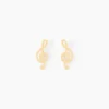 Boucles D'oreilles Puces Bayram Musique Or Jaune