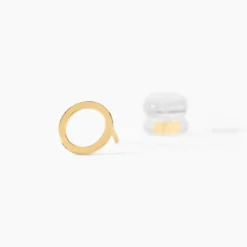 Boucles D'oreilles Puces Berangere Cercle Or Jaune
