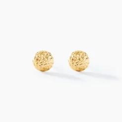 Boucles D'oreilles Puces Bernia Or Jaune