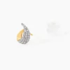 Boucles D'oreilles Puces Boucle D'or Or Jaune Oxyde De Zirconium