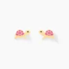 Boucles D'oreilles Puces Cali Tortue Or Jaune