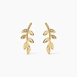 Boucles D'oreilles Puces Carla-rose Or Jaune