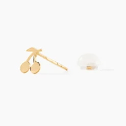 Boucles D'oreilles Puces Cerisia Or Jaune