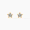 Boucles D'oreilles Puces Chirine Etoile Or Jaune