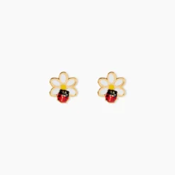 Boucles D'Oreilles Puces Chizoba Or Jaune