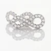 Boucles D'oreilles Puces Clélia Argent Blanc Oxyde De Zirconium