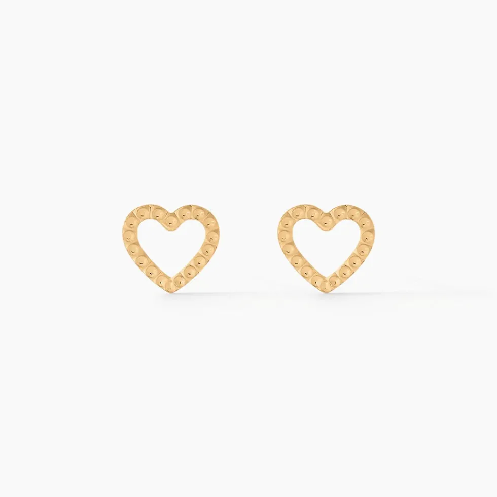 Boucles D'oreilles Puces Conrado Or Jaune