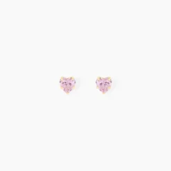 Boucles D'oreilles Puces Daria Or Jaune Oxyde