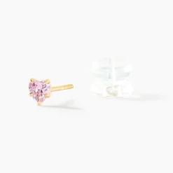 Boucles D'oreilles Puces Daria Or Jaune Oxyde