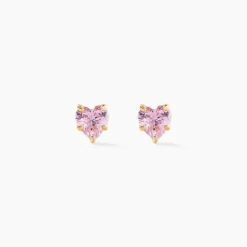 Boucles D'oreilles Puces Daria Or Jaune Oxyde