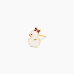 Boucles D'Oreilles Puces Desislav Or Jaune